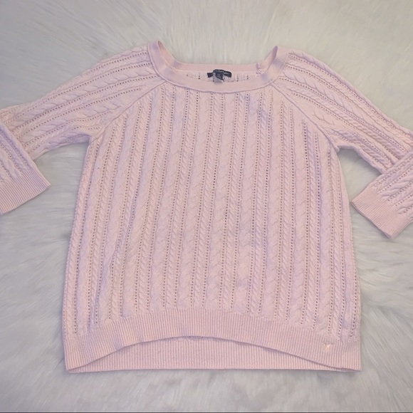 American Eagle Outfitters Sweaters - American Eagle Outfitters Baby Pink Knit Sweater